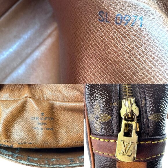 Authentic Vintag Louis Vuitton Compiegne Monogram Cosmetic Toiletry Bag/Pochette - Picture 13 of 13